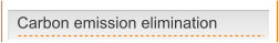 Carbon emission elimination